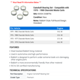 thumbnail image 2 of Camshaft Bearing Set - Compatible with 1970 - 1988 Chevy Monte Carlo 1971 1972 1973 1974 1975 1976 1977 1978 1979 1980 1981 1982 1983 1984 1985 1986 1987, 2 of 2