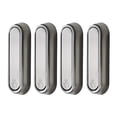 thumbnail image 1 of Ganchos de pared plegables para baño, 4 unidades, giratorios a 90 degree, montaje sencillo, multiusos Plateado, 1 of 9