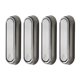 thumbnail image 1 of Ganchos de pared plegables para baño, 4 unidades, giratorios a 90 degree, montaje sencillo, multiusos Plateado, 1 of 9