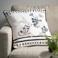 thumbnail image 3 of 18"H Sullivans Illustrated Cute Bunny Pillow, Multicolored, 3 of 3