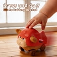thumbnail image 3 of Ficcug 6pcs Press and Go Animal Toy Cars for Toddlers 1-3,Dinosaur Push and Go Friction Powered Vehicles,Baby Toys for 6-12 12-18 Months Boys Girls, 3 of 8