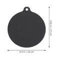 thumbnail image 2 of OUNONA 2Pcs Wear Resistant Black Silicone Mat for Induction Cooktop Countertop, 2 of 8