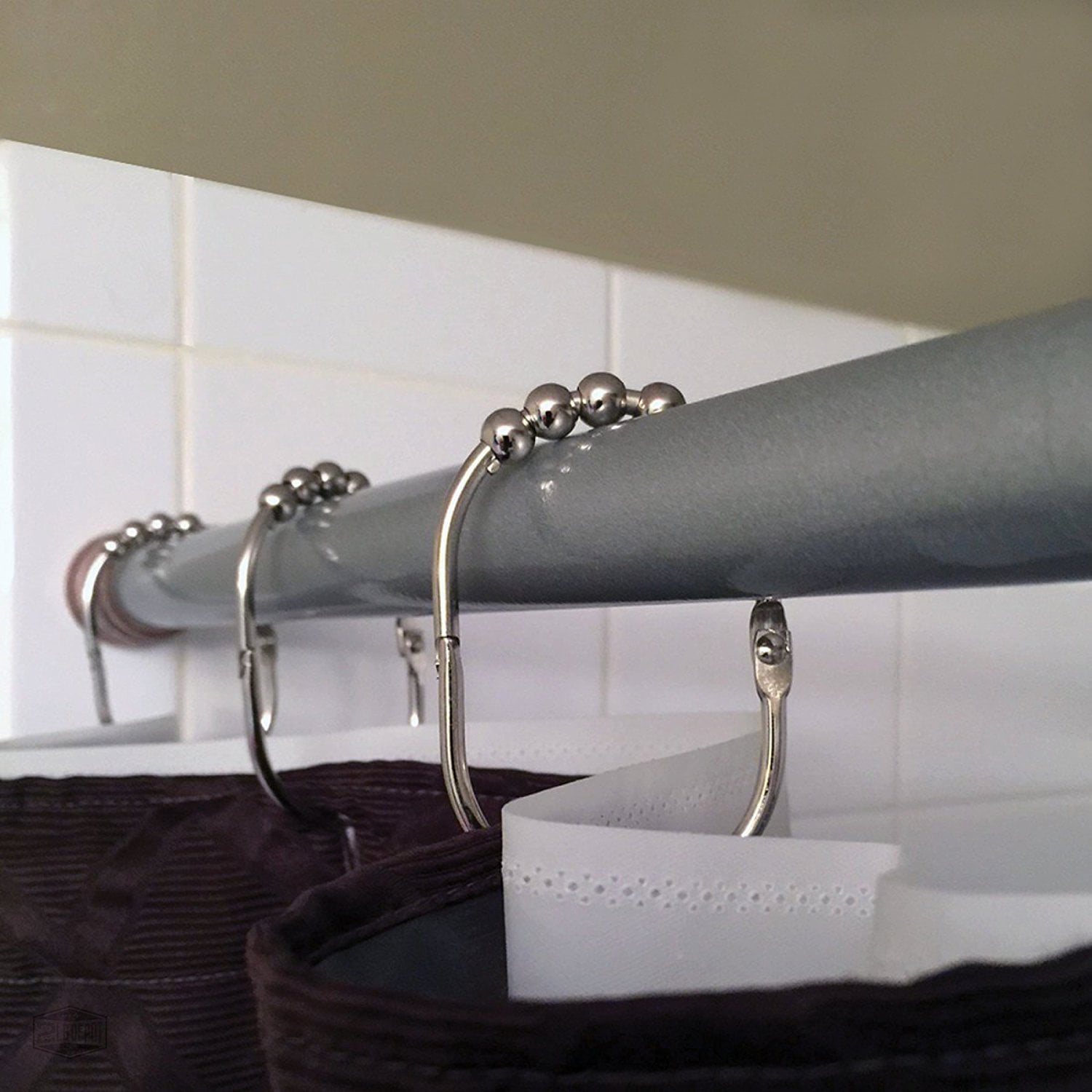 Shower Curtain Hooks / Shower Curtain Rings, Polished ...