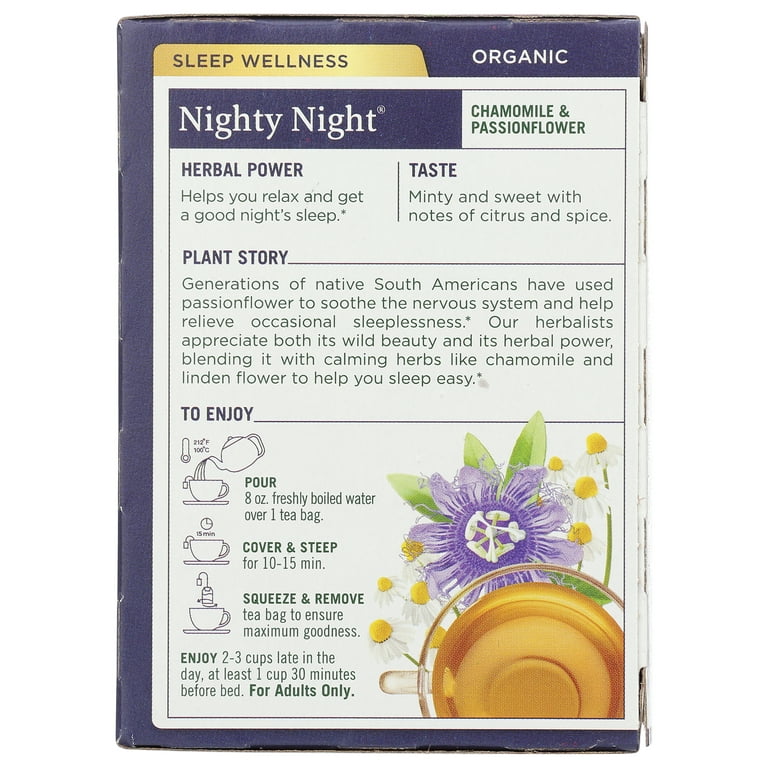 Pack of 6, Traditional Medicinals Nighty Night® Chamomile