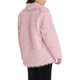 thumbnail image 3 of Abrigo de piel sintética para mujer INSPIRE CHIC, abrigo de invierno con mangas largas y solapa, color rosa, 3 of 6