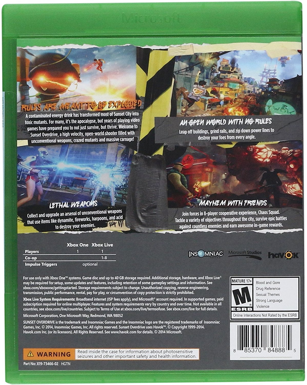 Sunset Overdrive Season Pass XBOX One [Digital Code]