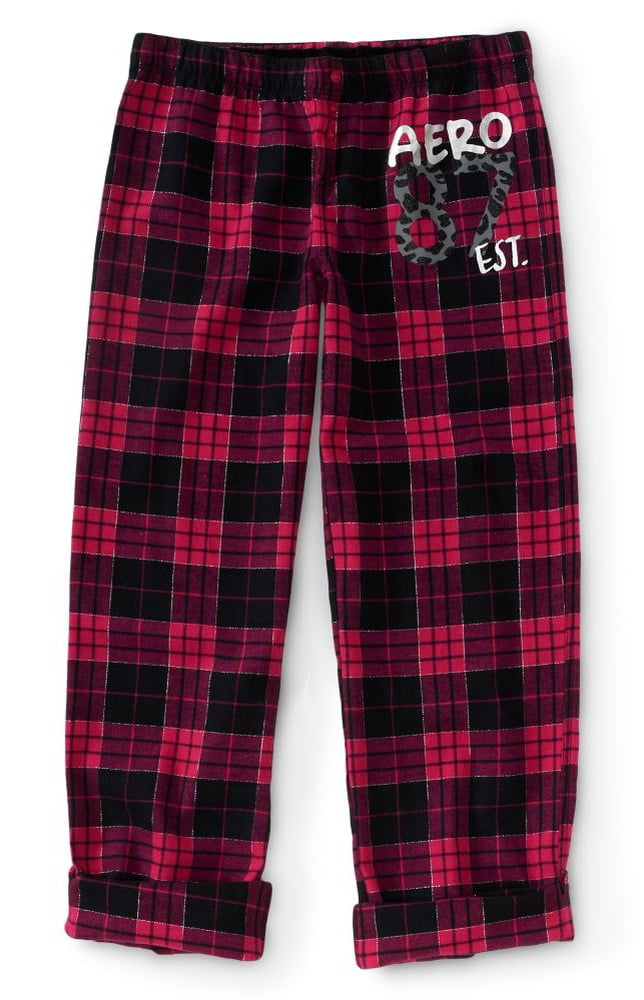 Aeropostale Womens Leopard Pajama Lounge Pants