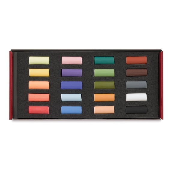 Blick Artists' Soft Pastel Half Stick Set - Assorted Colors, Set of 20