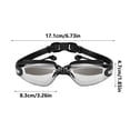 thumbnail image 2 of WIFKLSIIPG Lunettes de Natation Unisexes pour Enfants, Anti-Buée et Sans Fuite, Noires, 2 of 6