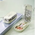 thumbnail image 1 of 3-in-1 Pill Cutter & Grinder with Stainless Steel Blade, Portable Tablet Splitter & Medication Storage Organizer BoxWalmart,3in1-Green, 1 of 9