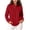Red, variant on Besolor Women Zip up Jackets Long Sleeve Stand Collar Fleece Warm Fall Casual Outerwear Jacket Coat with Pockets(X-Large,White)