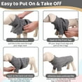 thumbnail image 5 of ZDM Small Dog Pullover Sweater, Cold Weather Cable Knitwear, Classic Turtleneck Thick Warm Clothes for Chihuahua, Bulldog, Dachshund, Pug (Peacock Blue, Small), 5 of 6
