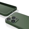 thumbnail image 2 of Red Ember Shockproof Case for iPhone, Ultra Slim Protective Liquid Silicone Matte Finish Phone Case - iPhone 13 Pro Max - Dark Green, 2 of 5