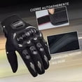 thumbnail image 4 of Guantes De Moto Para Mujer, Pantalla Táctil, Moto De Verano Color Rosa Talla M, 4 of 6