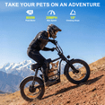 thumbnail image 5 of Caroma Peak 800W Electric Scooter with Seat,25 Miles Range,20Mhp Top Speed Electric Motorcycle for Adult ,20"x3" All-Terrain Tires E Motorcycle with Basket,UL2272 Certified,Black, 5 of 8