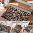 thumbnail image 5 of Colorful Stones Entryway Rug 2'x3'&nbsp; Non Slip Front Door Mats, Modern Art Farmhouse Stones Entrance Rugs Indoor Outdoor Carpet, Washable Floor Mats Small Area Rug for Bedroom Kitchen, 5 of 8
