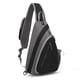 thumbnail image 1 of Bolso bandolera para mujer y hombre: pequeña mochila bandolera, minibolso de hombro, antirrobo, para senderismo, color negro, 1 of 6
