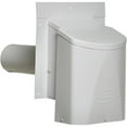 thumbnail image 1 of 4" White Wall Exhaust Vent, with 9" Tailpiece, 1 of 1