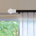 thumbnail image 3 of Shisuyan 4pcs Plastic Finials For Curtain Rods Simple Window Curtain Rod Ends Decorative Home Curtain Rod Cap Finials Suitable For 26-28 Mm Curtain Rods, 3 of 9