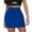 Blue, variant on RUTAYY Women Fashion Solid Color SKirt Elastic Waist Slim Short Skirt Flowy Swing Pleated Beach Skirts