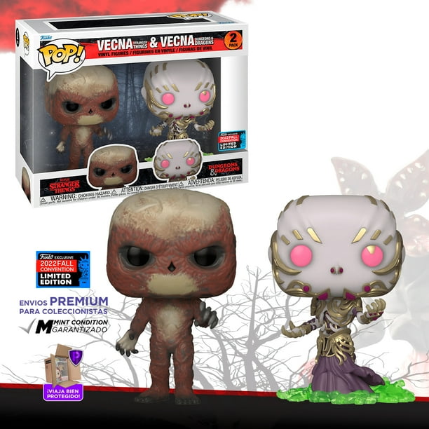 Funko Pop Vecna Paquete 2 Piezas Stranger Things Dungeons And Dragons Original Funko Convention Fall 2022 Limited Edition