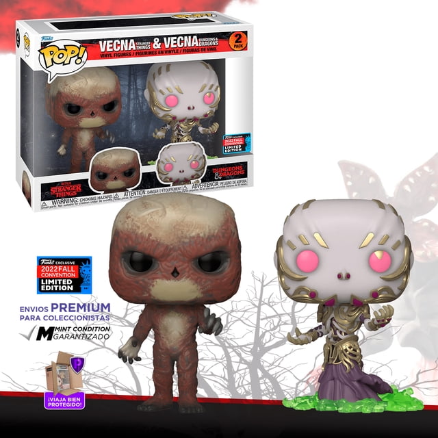 Funko Pop Vecna Paquete 2 Piezas Stranger Things Dungeons And Dragons Original Funko Convention Fall 2022 Limited Edition
