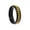 Black Gold, variant on Unisex 6mm Stainless Steel Personality Simple Chain Rotatable Fidget Ring Relieve Anxiety Couple Wedding Band Rainbow Size 10