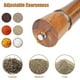 thumbnail image 3 of Juego de Molinillo de Sal y Pimienta Molinillo de Sal y Pimienta de Madera Coctelera de CeráMica Ajustable FáCil Grande Recargable, 3 of 10