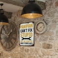 thumbnail image 4 of Vintage metal sign "PAWPAW Can't Fix But He Can Fix What Does" Decorative Sign Poster Wall Art Aluminum 12x8inch for Home Office Garage Man Cave Signs, 4 of 6