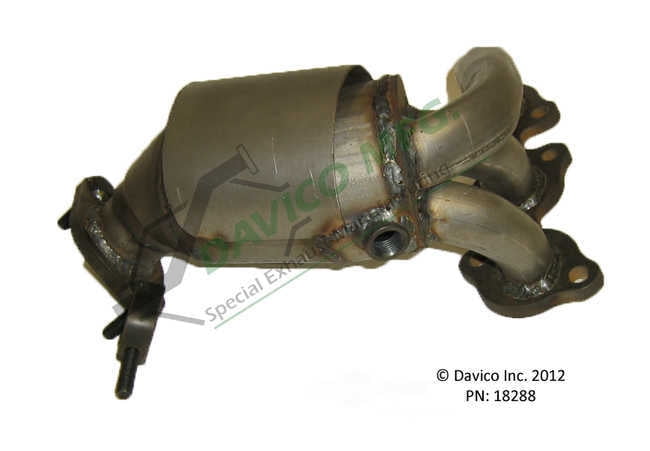 Davico Mfg 18288 Direct-Fit Catalytic Converter - Manifold