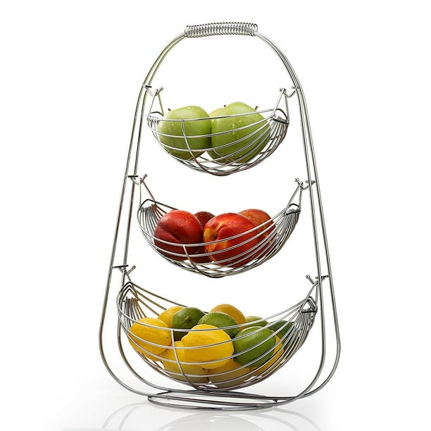 Hautelook Mesa Home Scroll 3 Tier Floor Basket Stand Floor Baskets Fruit And Vegetable Storage Home