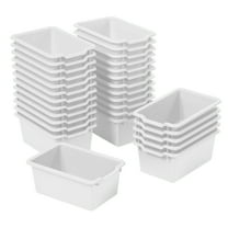 Scoop Front Plastic Storage Bins