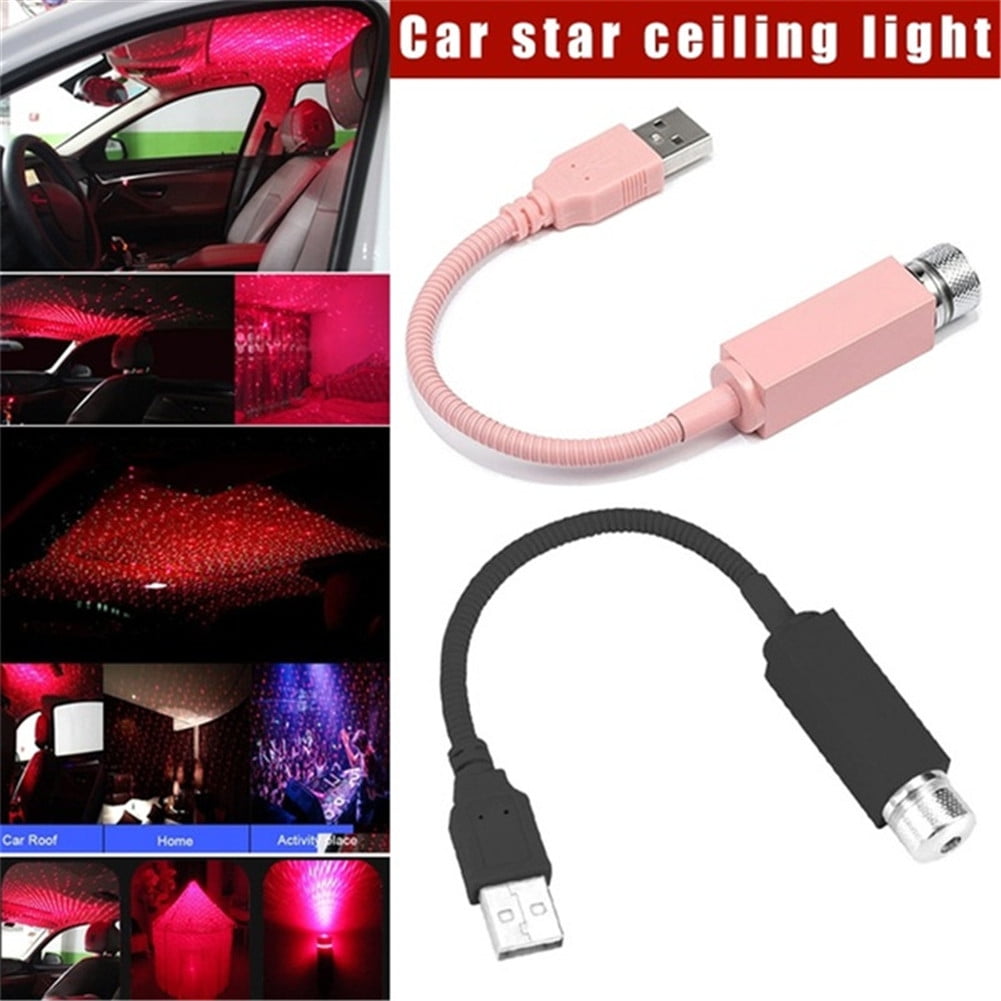 Details about   USB Car Interior Atmosphere Projector Star Light LED Romantic Starry Sky Lamp 