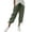 *Army Green, variant on VBVC Women's Drawstring Side Ties Cropped Pants,Cotton-Linen Jogger Capri Pants,Ladies Lightweight Breathable Sweatpants with Pockets,Black,S-3XL