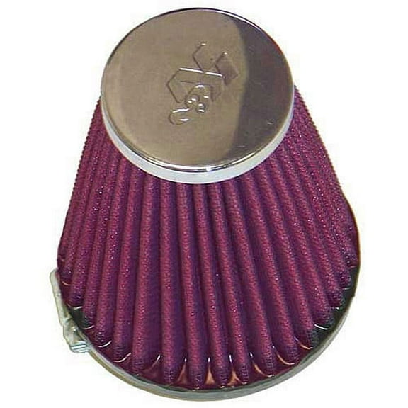 K&N Universal Clamp-On Air Filter: High Performance, Premium, Washable, Replacement Filter: Flange Diameter: 2.125 In, Filter Height: 4 In, Flange Length: 0.625 In, Shape: Round Tapered, RC-1920