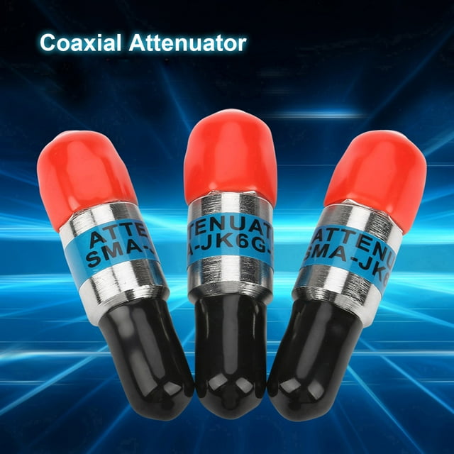 Atenuador coaxial de RF SM JK macho a hembra, SMA-JK Atenuador coaxial SM JK macho a hembra Uso conveniente