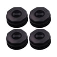 thumbnail image 2 of jiaping 4 Pieces Car Carpet Fixing Buckle Retainer Double Layer Twist Lock to Keep Floor Black, 2 of 9