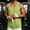 Fluorescent Green, variant on LRGSHF Men's Round Neck Sleeveless Tank Top, Loose Fit Solid Color Athletic Tank Shirts, Breathable Lightweight Casual Workout Tank Tops