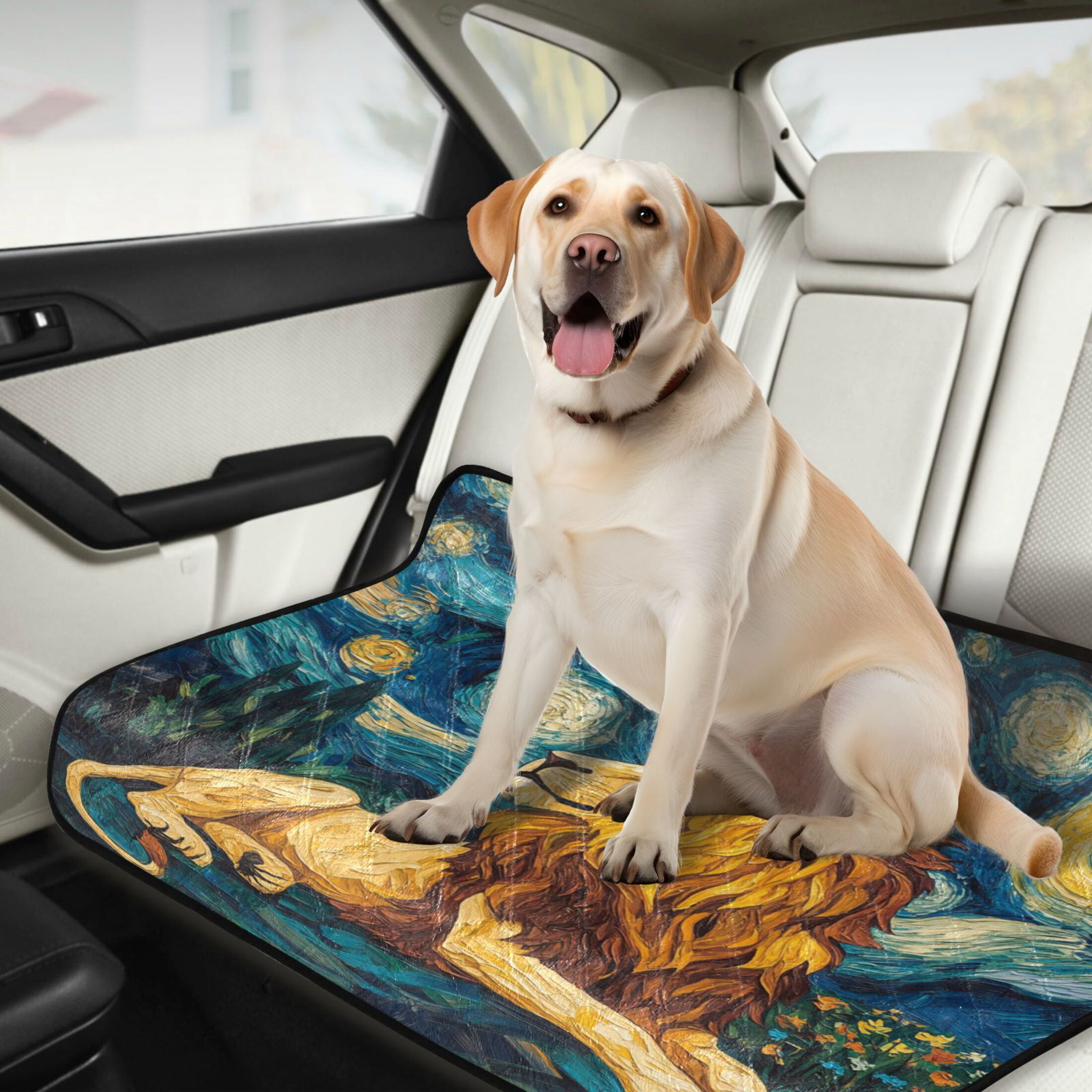 Qxltty Golden Lion King Cat litter Pads Pet Set of 3 Diaper Mats Center Anti-leakage Layer Absorbent Soft and Comfortable