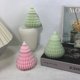 thumbnail image 4 of Molde de vela de silicona para árbol de Navidad de Origami grande, cono rayado 3D, molde de resina para jabón y Chocolate, adorno para el hogar, regalos de decoración, 4 of 4