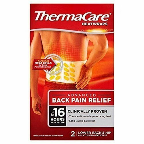 ThermaCare Heat Wraps Advanced 16Hrs Lower Back & Hip Pain Relief, 2 ct