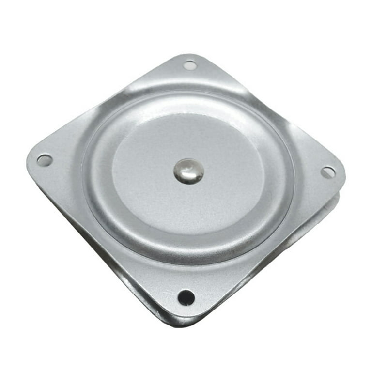 Solid Swivel Bearing Plate Zinc Plated Steel Turntable Swivel Base