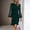 *Green, variant on U Women's Elegant Lace Long Sleeve Bodycon Midi Dress, Ruched Wrap Ruffle Hem Cocktail Party Pencil Dress Green,Women's Plus L