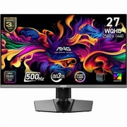 MSI MAG 272QP QD-OLED X50 27 Class WQHD Gaming OLED Monitor - 16:9 - Black - 26.5 Viewable - Quantum Dot OLED - 2560 x 1440 - 1.07 Billion Colors - FreeSync Premium Pro - 500 Nit - 0.03 ms - 500 ...