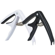 Minkissy Ukulele Capo Set Abs White 2Pcs 3.5x2.8in