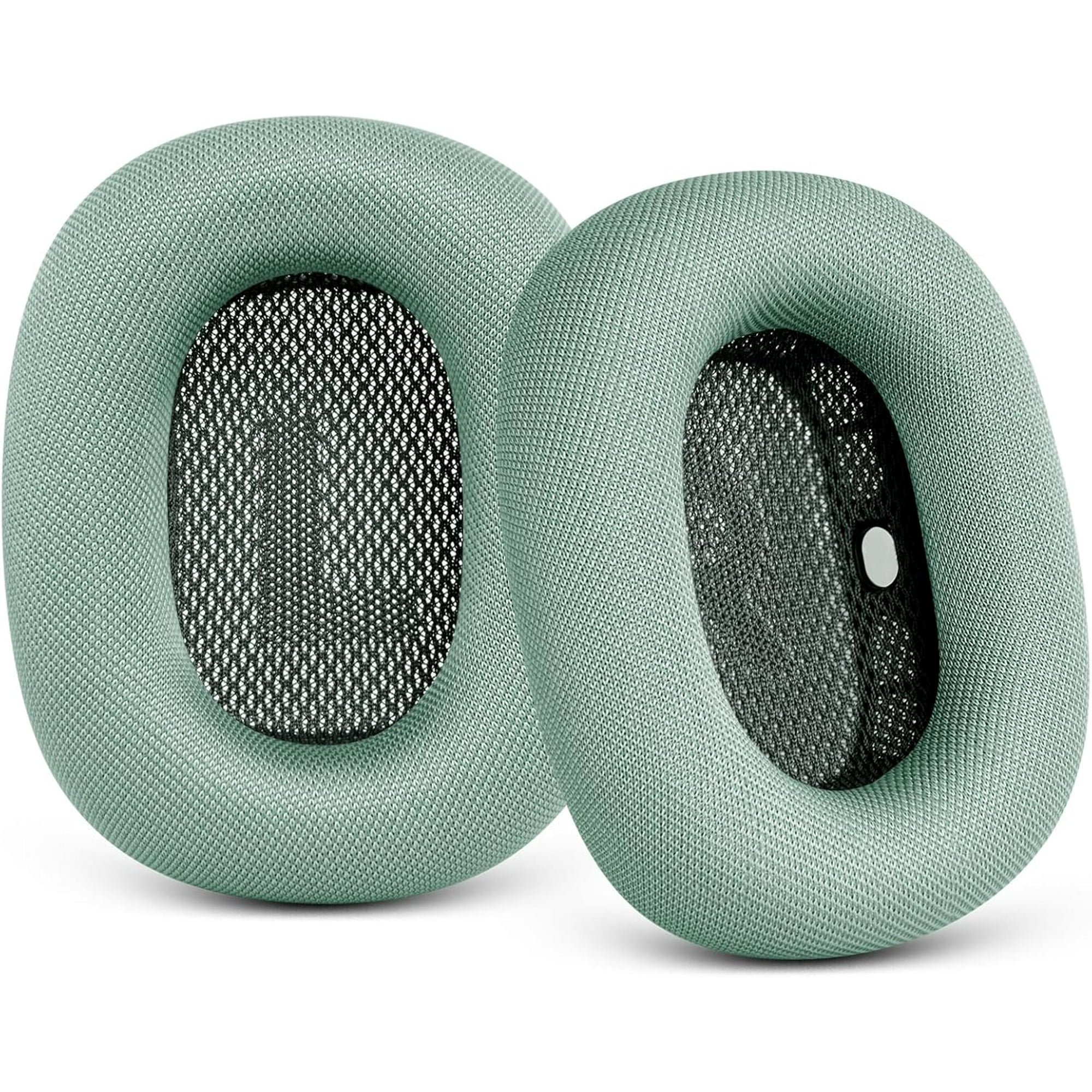 Upgraded Ear Cushions for Apple AirPods Max, Mesh Fabric Ear Covers with Original Silicone Design Memory Foam for Airpods Max Headphones (Blue)