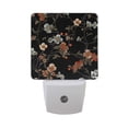 thumbnail image 6 of Yayeee LED Plug in Night Light for The Home with Auto Dusk to Dawn Light Sensors, 2 Pack, Black Flowers, 6 of 6
