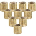 thumbnail image 1 of HAHDAXIA Napkin Rings, Gold Napkin Rings Buckles for Table Decorations, Wedding, Dinner,Party, DIY Decoration,Set of 100, 1 of 7