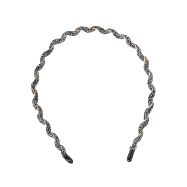Diademas de moda Grace para mujeres, tono plateado, 1 pieza