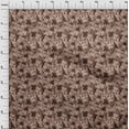 thumbnail image 4 of oneOone Rayon Brown Fabric Abstract Floral Craft Projects Decor Fabric Printed By The Yard 56 Inch Wide, 4 of 5